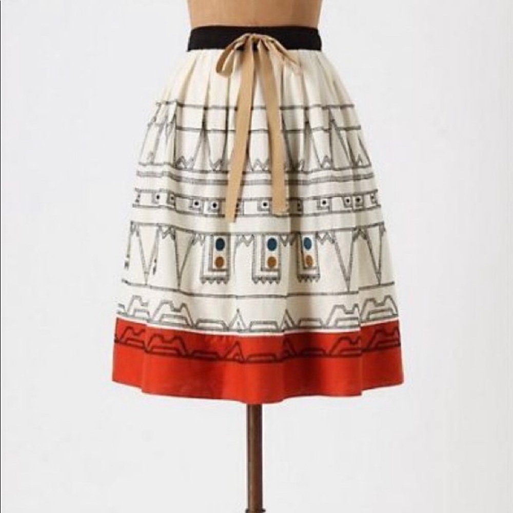 Anthropologie Whimsical Skirt